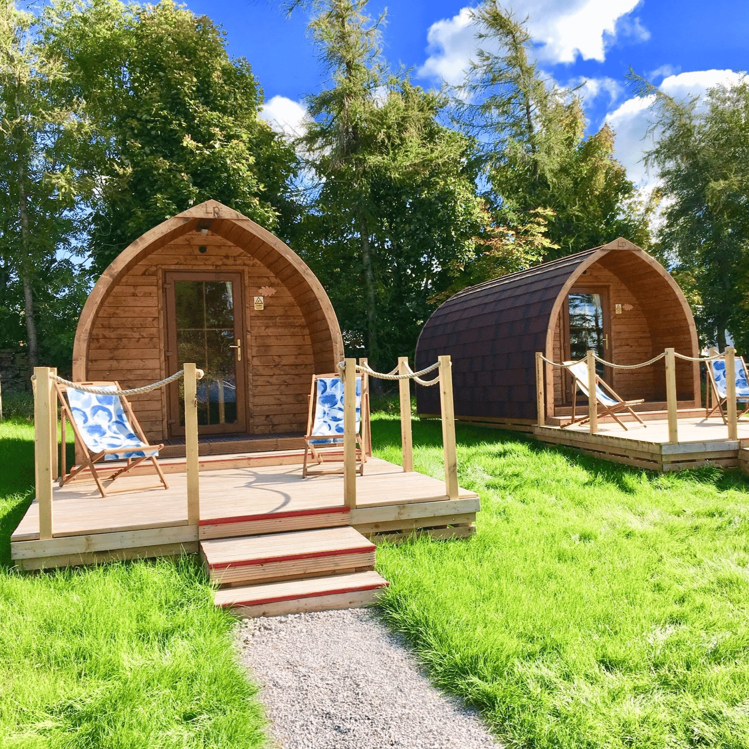 glamping pods peak district